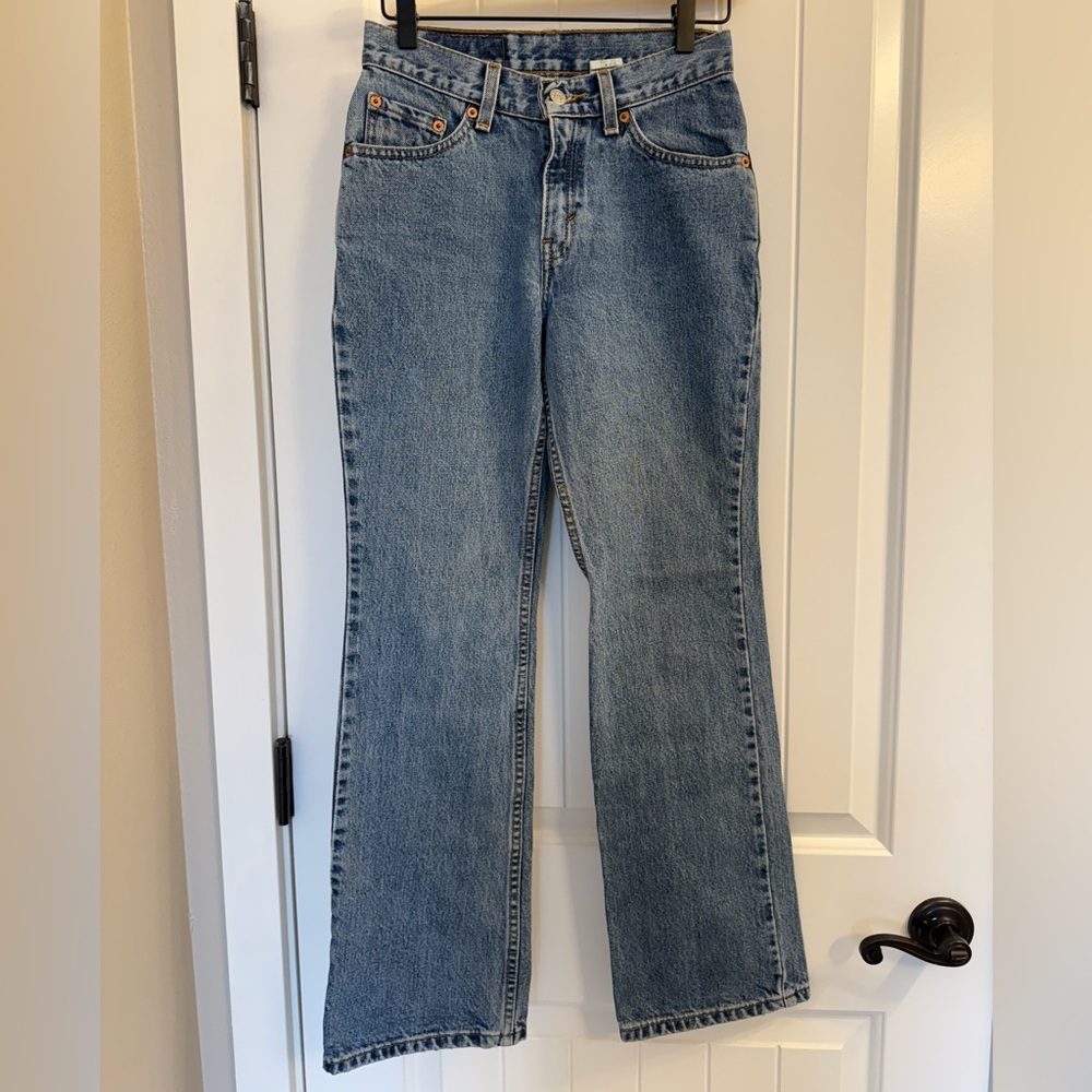 Levi's Blue Bootcut Juniors Jeans Classic Denim